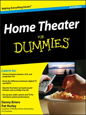 cover image of Home Theater For Dummies&#174;